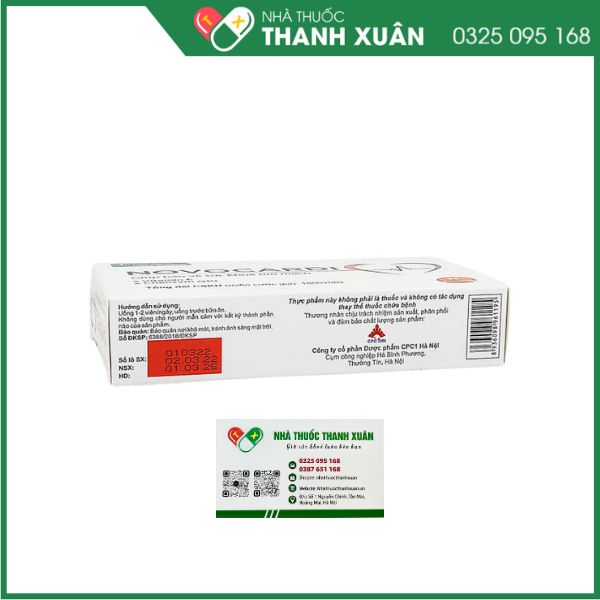 Novocardi Forte hỗ trợ giảm nguy cơ xơ vữa động mạch